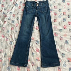 Abercrombie kids dark washed jeans